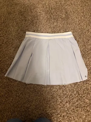 Calia Activewear Skort Medium Lavender Purple Elastic Waist Undershorts Pleated thumbnail 2