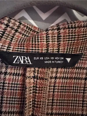 Zara | Plaid Button Down Shirt Dress, XS thumbnail 6