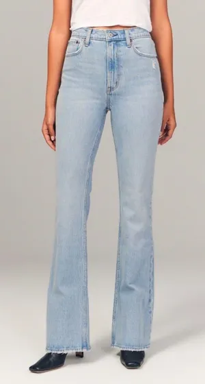 Abercrombie & Fitch 70’s vintage flare ultra high rise thumbnail 1