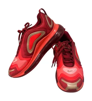 Nike Air Max 720 Sneaker Women's 8 / Youth 6.5 Red Gold Team Red Hot Punch thumbnail 1