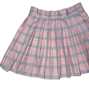 Pink‎ Black Plaid Pleated Skirt M Tennis Pickleball Schoolgirl Mini Skirt Y2k thumbnail 3