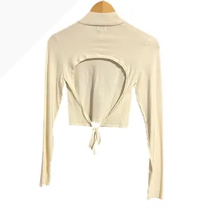 Aritzia Sunday Best Ellie Open Back Mock Neck Sweater Size M thumbnail 9