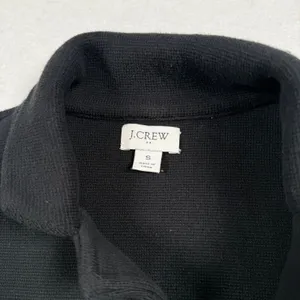 J.Crew Sweater Blazer Womens Small Black‎ Sophie Open Front Knit G9309 Jacket thumbnail 4