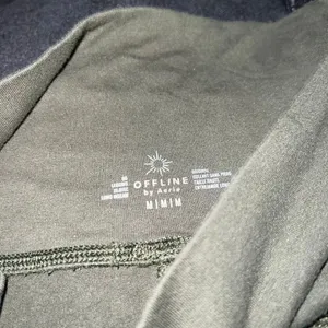 Aerie offline leggings OG legging hi rise long inseam dark olive green size M thumbnail 4