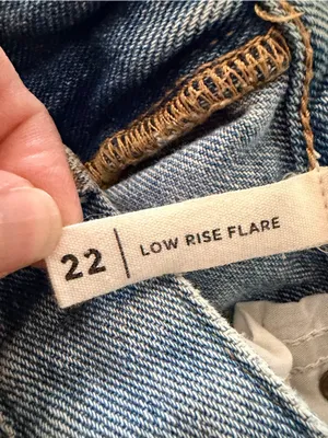 PacSun Light Blue Flare Jeans, waist 13", inseam 30", rise 7" thumbnail 5