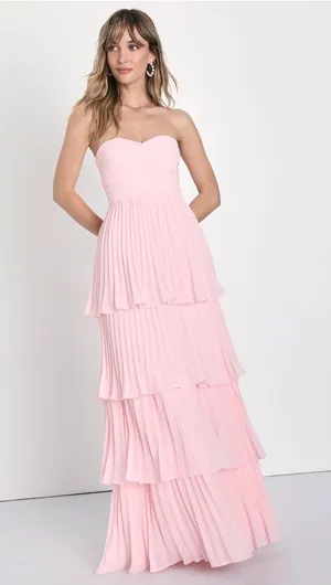Lulus Ruffled Dress Maxi thumbnail 1