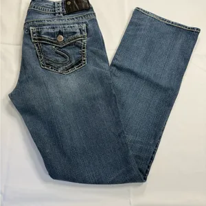 Silver Jeans Blue Straight Leg Denim‎ thumbnail 1