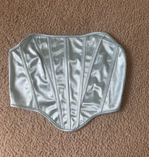 light blue corset top Silver thumbnail 1