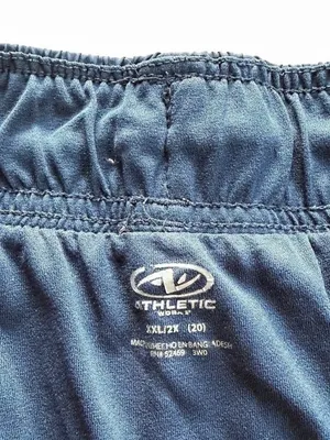 Athletic Works Women’s Blue Running Shorts XXL 2X 20 Elastic Waist Athletic thumbnail 6