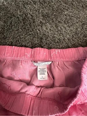 Victoria's Secret Pink Pajama Bottoms Size Medium 0214 thumbnail 2