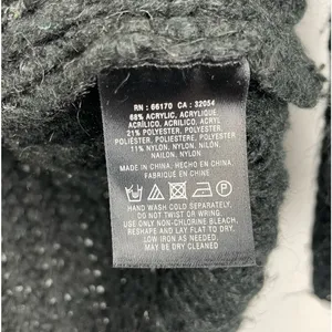 Anthropologie Knitted & Knotted Black Knit Sequin Sunstitch 3/4 Sleeve‎ Sweater thumbnail 5