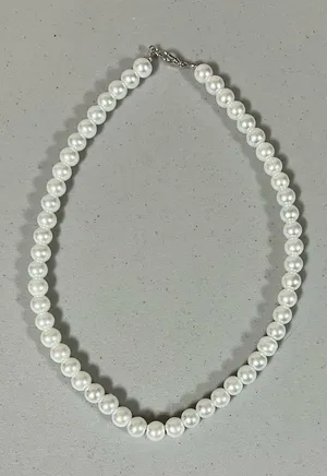 Pearl Pearls Strand Necklace Choker Jewelry 🤍 thumbnail 1