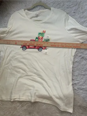 Kim Rogers Women's Christmas Truck Long Sleeve T-Shirt soft tee woman’s XXL new thumbnail 6