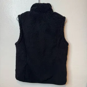 Free Country Black Teddy Sherpa Vest Size Large thumbnail 7