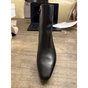 Lauren Ralph Lauren Willa Boots Women's Black Leather Ankle Bootie Size‎ 6 thumbnail 3