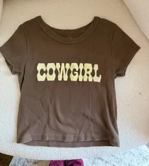Garage Cowgirl cropped shirt thumbnail 1