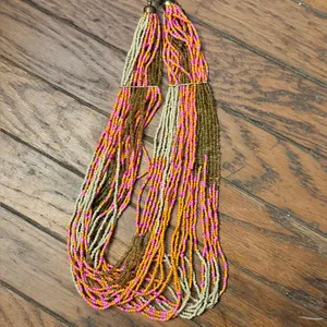Vintage Beaded Necklace thumbnail 4