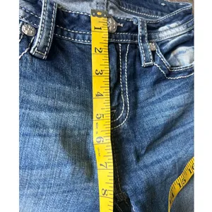 Miss Me Western Skull Horseshoe Bootcut Jeans 26 Y2K Embellished thumbnail 7