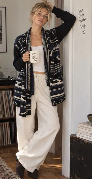 Anthropologie Dolan Santiam Southwestern Blanket Cardigan Western S thumbnail 1