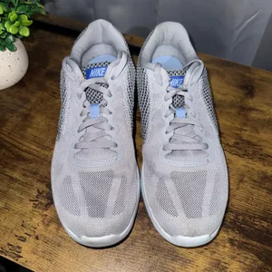 Nike Revolution 3 Running Shoes Women 8.5 Grey Blue 819303-014 Athletic Sneakers thumbnail 2