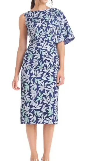 JS Collection Halle Cape MIDI Dress Size 6 NWT thumbnail 1