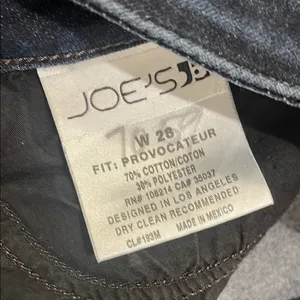 Joe's Jeans Blue Low Rise Fit and Flare Leg Denim thumbnail 3