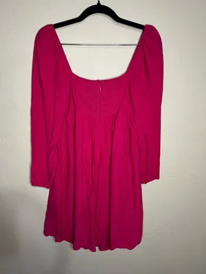 Sunday‎ Best Aritzia Halle Pink Babydoll Romantic Lined Mini Dress thumbnail 9