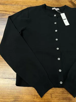 J. Crew Jackie cardigan in Black Size Medium NWT thumbnail 5