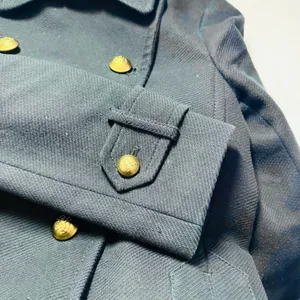 BANANA REPUBLIC WOMEN'S MINI PEACOAT NAVY WITH GOLD BUTTONS Small thumbnail 8