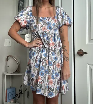 Altar'd State Floral Dress thumbnail 4