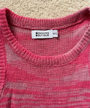 Beginning Boutique Knit Tank Top thumbnail 3