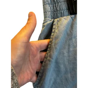 Threads 4 Thought blue chambray elastic waist pants sustainable Medium thumbnail 6