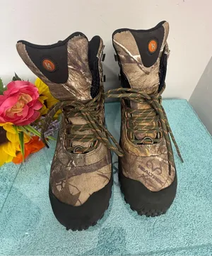 XPETI Thermator 8 Insulated Winter Boot - Black Interior, Orange Accent thumbnail 1