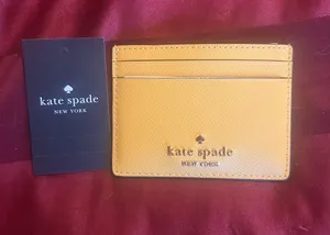 Kate Spade Vibrant Yellow Card Holder thumbnail 1