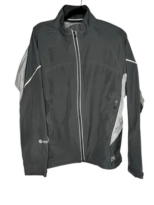REI Women’s‎ Event Waterproof Gray Lightweight Windbreaker Jacket thumbnail 2