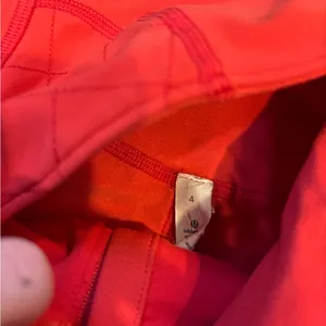 Lululemon Red 1/2 Zip Pullover thumbnail 3