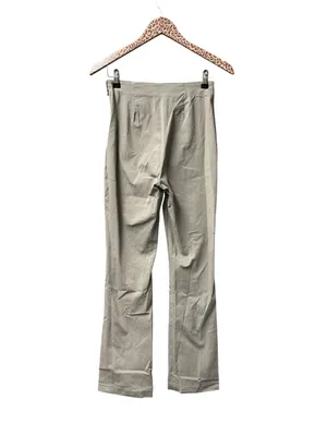 House of CB Laurel High Waisted Trousers Flared Pants Smoke Gray Grey Medium thumbnail 6