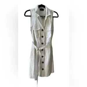 ✨HP✨VICI Vital Style Pocketed Utility White Sz Large Dress✨ thumbnail 5