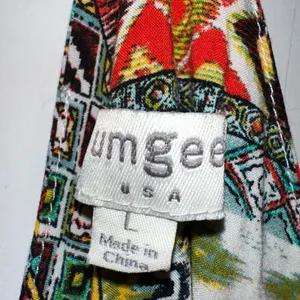 Umgee Boho Patchwork Tank Tunic‎ Womens L Tribal Swing Sleeveless thumbnail 3