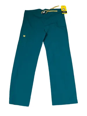 WonderWink Unisex Scrub‎ Bottom Size Small Green Drawstring 31" Inseam Career thumbnail 1