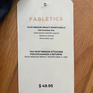 Fabletics Faye Medium Impact Sports Bra thumbnail 5