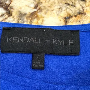 Kendall & Kylie Royal Blue Crop Top thumbnail 2