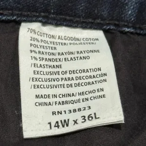 Idyllwind Miranda Lambert Bootcut Jeans Dark Wash Size 14W x 36L Stretch Denim thumbnail 6