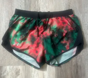 Under Armour Women’s Fly by 2.0 Running Shorts Red/green Abstract Size Small thumbnail 1
