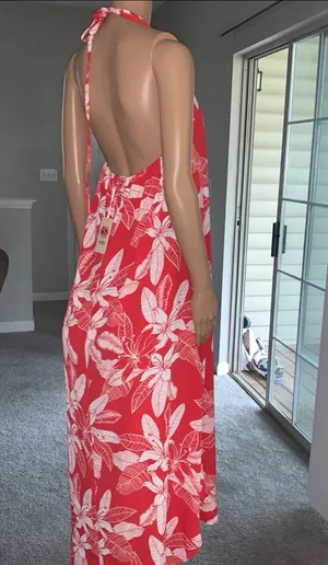 Entro high neck high low Dress thumbnail 3