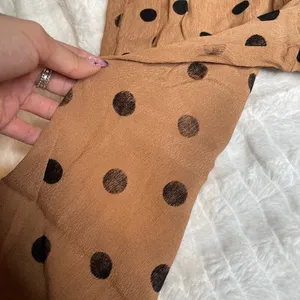 Beach‎ Riot Tan Black Polka Dot High Waist Cropped Tapered Pants Medium BR128811 thumbnail 6