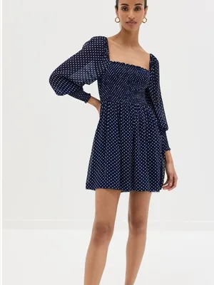 Hill House The Grace Black Mini Texture‎ Nap Dress Women’s Sz S thumbnail 3