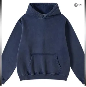 Faiable Fade Craft Unisex Oversized Acid Wash Hoodie PullOver thumbnail 2