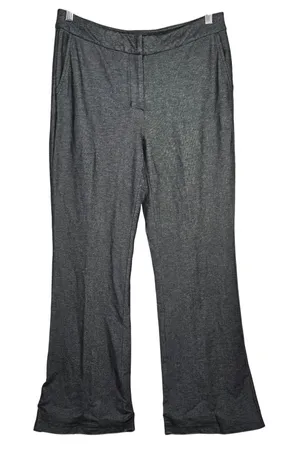 J.Jill Wearever Collection Trousers Womens Small‎ Gray Knit Wide Leg Pants S thumbnail 1