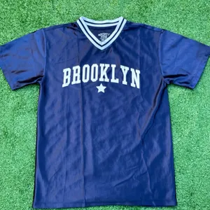 Mighty Fine Brooklyn T Shirt Navy Blue thumbnail 1